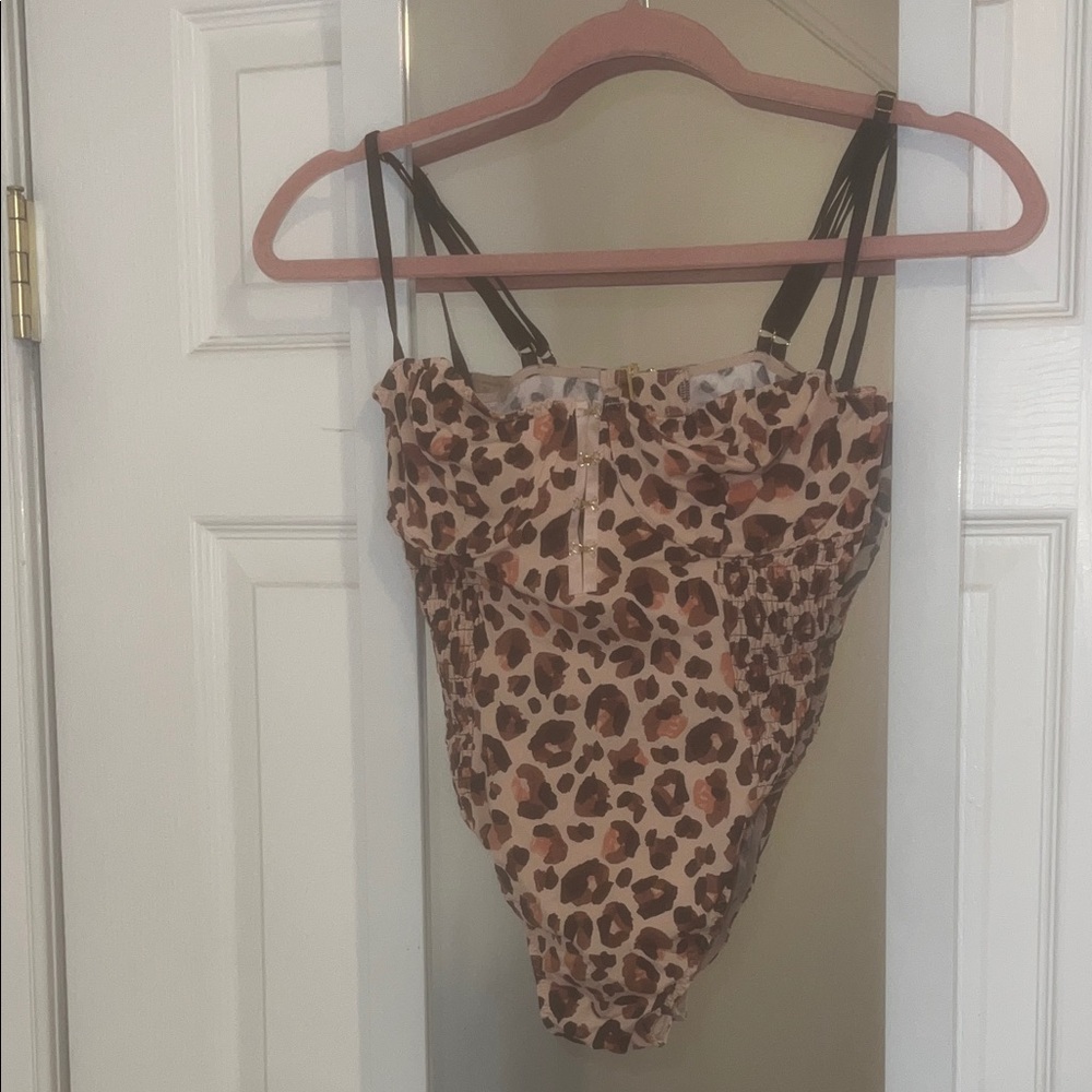 Victoria’s Secret Leopard Thong Bodysuit